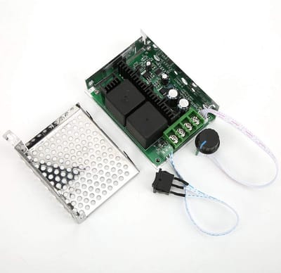 Allecto - Motor Speed Controller - DC Motorsnelheidsregelaar - Eenvoudig in gebruik - Hoog vermogen - Omkeren Richting - Geschikt voor 10V tot 50V ...