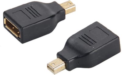 Mini DisplayPort - DisplayPort adapter - versie 1.1 (4K 30 Hz) / zwart