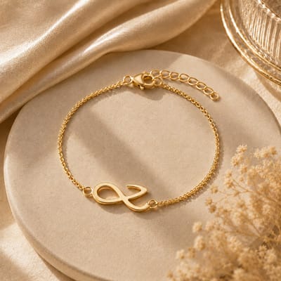 Golden Era Armband | 925 Sterling Zilveren Armband | Goud | K-Pop Geïnspireerd | Minimalistische Armband | Cadeau voor Haar
