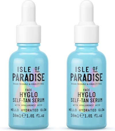 2x Isle of Paradise Bruiningsserum Hyglo Face 30 ml