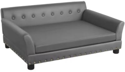 Hondenbank Jerino - Hondensofa op poten - Hondenzetel - Afneembaar kussen - 100cm