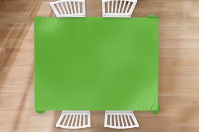 Tafelkleed - Tafellaken - 260x180 cm - Groen - Kleuren - Natuur - Binnen en Buiten