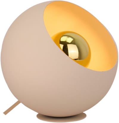Chericoni Occhio Tafellamp - Ø 20cm - Cream - IJzer, Metaal- Moderne Lamp- Sfeerverlichting