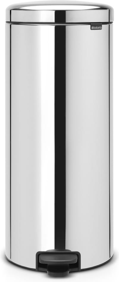 Brabantia NewIcon Prullenbak - 30 liter - Brilliant Steel