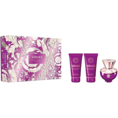 Versace Dylan Purple Giftset 150 ml - Edp Spray 50ml/Bath & Shower Gel 50ml/Body Lotion 50ml