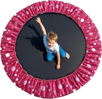 Trampoline Veeromslag - Veiligheidshoezen - Buitenplezier Verbeteren - Waterdicht Oxford Materiaal - 36-60 Inch - Rose Red