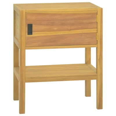 vidaXL - Badkamerkast - 60x40x75 - cm - massief - teakhout