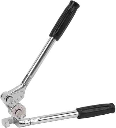 Dailygoods- Buigbuiger 6 mm - Handmatig Buiggereedschap - Pijpbuiger - Voor Koper/Aluminium/Roestvrij Staal - Lange Greep - Nauwkeurige Schaal