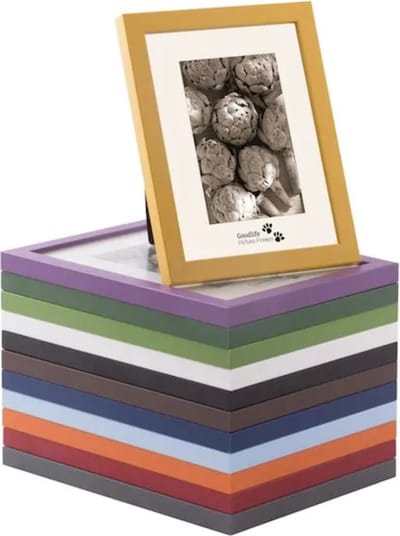 Houten Fotolijst Anitra Donkergrijs - 9x13 - Anti-reflectie glas - 18 mm breed profiel - Goodlife Picture Frames