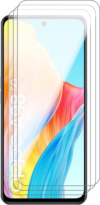 Screenprotector geschikt voor Oppo A98 - 3x Glas Screen Protector