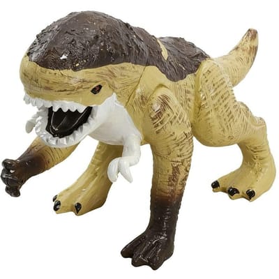 Hars Simulatie Dinosaurus Figuren Handgemaakte Beeldjes Realistisch Dinosaurus Model Ambachten Dieren Beeldje beige