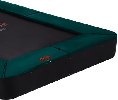 Avyna Trampoline Rand FlatLevel 275x190 cm – Groen Rechthoekige Beschermrand – Sterk & Duurzaam – Voor FlatLevel Trampolines