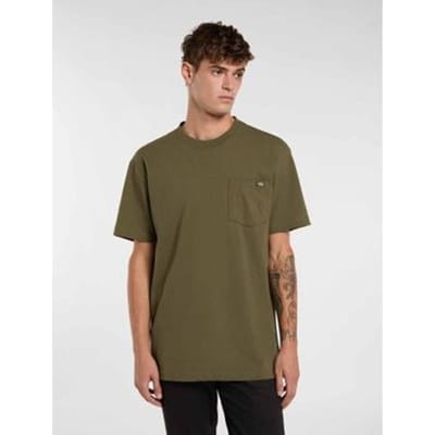 T-shirt Korte Mouw Dickies HEAVYWEIGHT SS POCKET - DK0WS450-0ML1 MILITARY GREEN