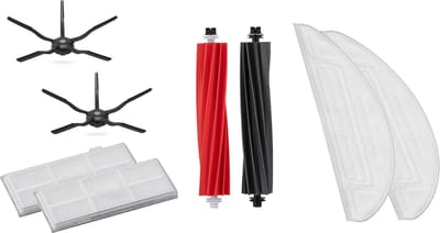 Onderhoudspakket (Zwart) incl. dweil - Compatible met Roborock S8 Series (Roborock S8, S8 Plus, S8 Max, S8 MaxV, S80, S85)