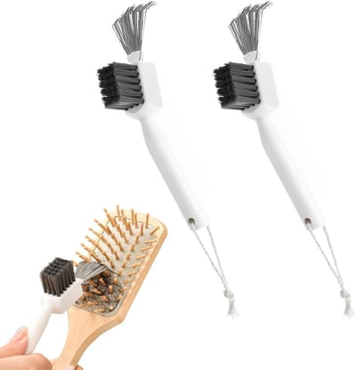 Set van 2 Reinigingsborstels voor Kam en Haar, Effectieve Tool voor het Verwijderen van Haar en Stof, Ideaal voor Kappers en Thuisgebruik