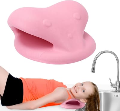 Ergonomisch Haarwasstation voor Kinderen met Neksteun en Schouderondersteuning, Ideaal voor Thuis en Salon Gebruik, Geschikt voor Badkuip en Shampoo Tray