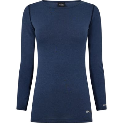 Skins Dames/Dames Dnamic Basislaag Top (Blauw)