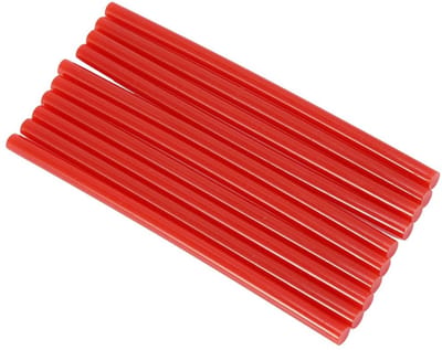 Dailygoody - Hot Melt Lijm Sticks - Kleurrijke Lijm voor DIY - 10Pcs - 7x150mm - Sterke Hechting - Geschikt voor Kunst en Ambachten - Rood