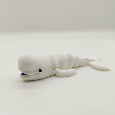 Flexibele Walvis - Articulated Whale - Beweegbaar Zeedier - Stress Relief - Bureau Decoratie
