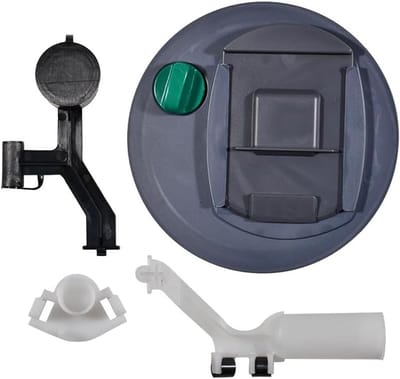 Reserveonderdeel Toiletcassette - Houdermechanisme Cassette - Camper Toilet Onderhoud - Goede Afdichtingsprestaties - 20 x 20 x 9.5 cm - Grijs
