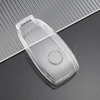 Coque de Protection en TPU pour Clé de Voiture Coquille Porte-Clés Pour Mercedes Benz Classe A B C E S G Glb Glc Gle Gls W177 W205 W213 W222 G63 X167 E200 E300 Amg white