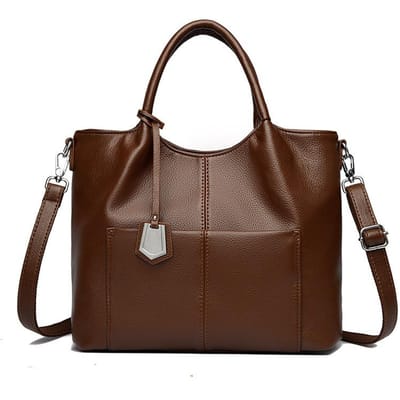 High-end Atmosferische Trend Commutertas Zomer Universele Dames Tas PU Schoudertas Crossbody Handtas Drie-doel one size fits all bruin