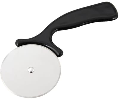Fackelmann Basic Pizzasnijder 16 cm Zwart PP/RVS