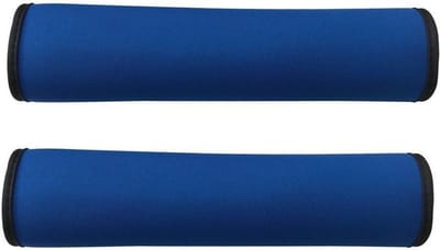 2x Autogordel Protector Schouder Pad voor Kinderen en Volwassenen - Blauw/Zwart