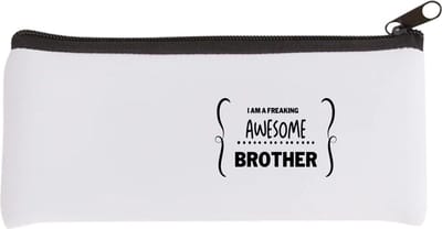 Akyol - i am a freaking awesome brother Etui - Broer - geweldige broer - liefste broer - verjaardag - cadeau - kado - bedankje - geschenk - 20 bij 9 cm