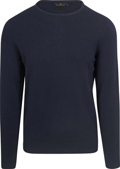 Steppin' Out Trui Cashmere Navy - Maat M - Heren - Pullovers