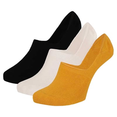 Apollo - Footies unisex - Fashion - 3-Pak - Maat 31/35 - Footies dames - Footies meisjes - Kousenvoetjes - Multipack sokken