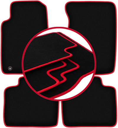 CARLUX-RED automatten voor: Opel Omega A sedan, stationwagen (1986-1994)