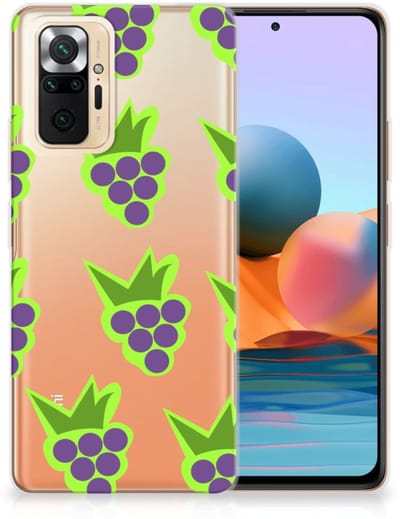 Xiaomi Redmi Note 10 Pro Siliconen Case Druiven