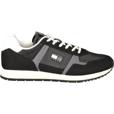 Tommy Hilfiger Nero Polyurethaan Heren Sneakers