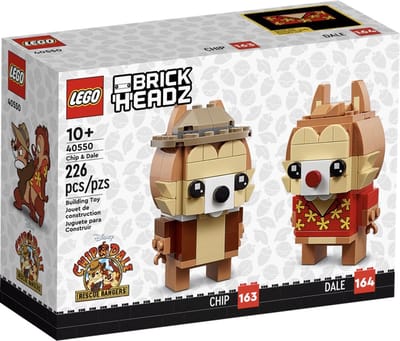 LEGO Disney Chip & Dale 40550, Bouwpakket, 10 jaar, Kunststof, 226 stuk(s), 250 g