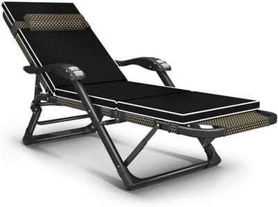 Opvouwbare Lounge Stoel - Ligstoel Campingbedje - Ontspannen Buiten - Verstelbare Rugleuning Voetsteun - 178 x 67 cm - Veelkleurig