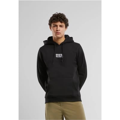 Mister Tee USA College Wording Patch Hoody MT3698