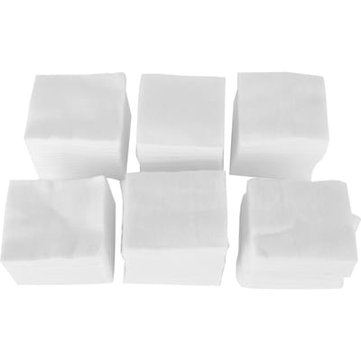 500 stuks Natuurlijke Make-up Remover Wattenschijfjes Zachte Verdikte Reinigingsdoekjes Cosmetisch Hulpmiddel white