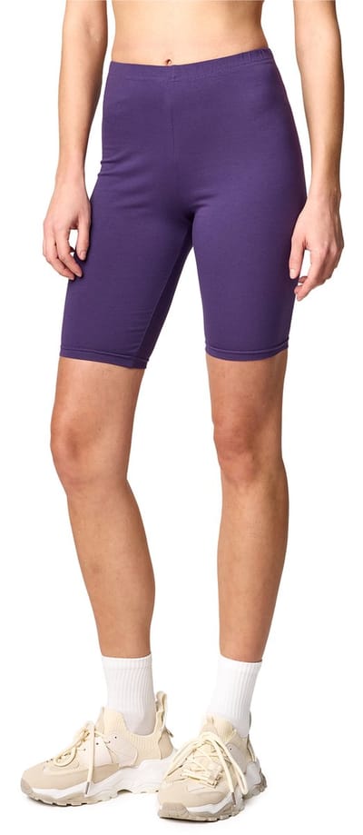 Merry Style MS-MS10-200-LE Dames Leggings - Sport - Vrijetijdsbroek - Kort - Katoen - Sporbroek - Yogabroek - Paars - XS