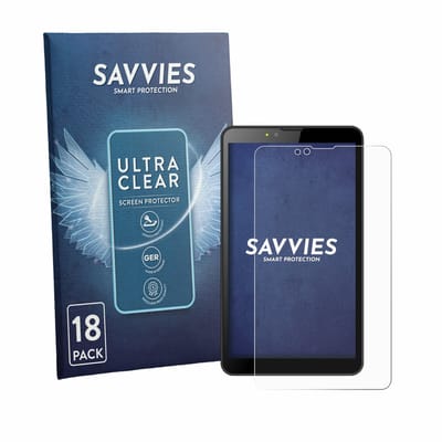 Savvies - Screenprotector voor Brave BT7X1 - Folie Beschermfolie transparant 18 Stuks