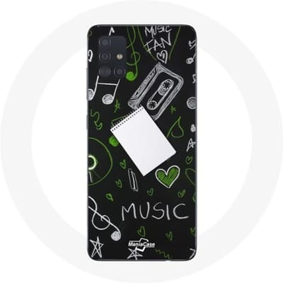 Samsung Galaxy A51 Muziek-solsleutelhoesje