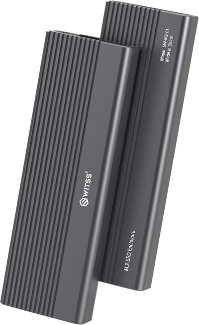 Externe M.2 SSD Behuizing met Koellichaam en 10 Gbps USB 3.2