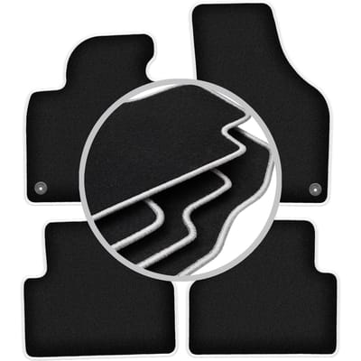 CARLUX-SILVER automatten voor: Volkswagen Tiguan I minivan (2007-2015)