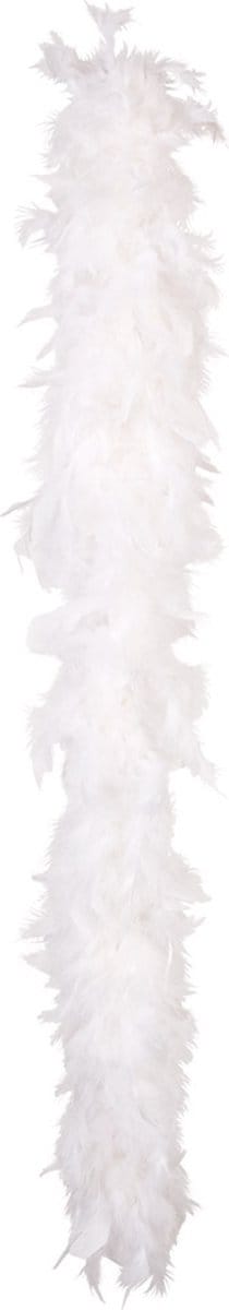 Boland - Verenboa 50 g wit Wit - Volwassenen - Unisex - Showgirl - Glitter and Glamour