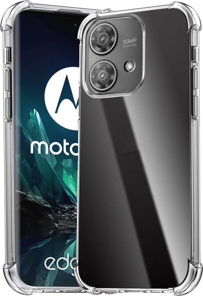 Hoesje geschikt voor Motorola Edge 40 Neo - Shockproof Transparant Back Cover Case