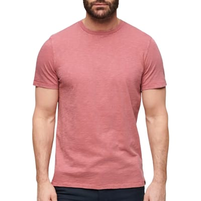 Superdry - Slub T-shirt met ronde hals en korte mouwen - Heren - T-shirts