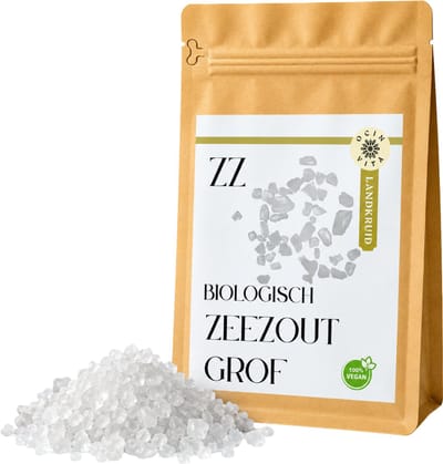 Zeezout Grof 100g – Grof Natuurlijk Zeezout voor Zoutmolen, Koken & BBQ – 100% Natuurlijk & Authentiek – Ocin Vita