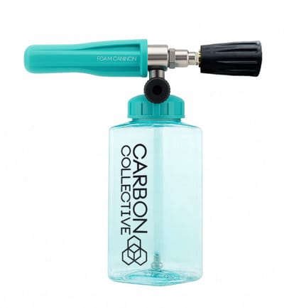CARBON COLLECTIVE – Ultimate HD Snow Foam Lance – Clear Teal – Transparent Blue - NILFISK G1/4" ADAPTER BLACK