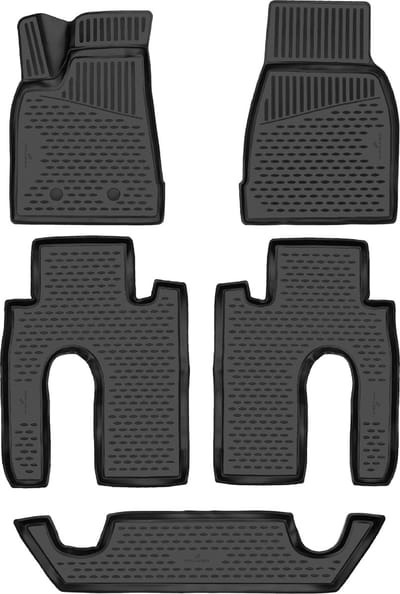 Walser Rubberen Voetmatten XTR geschikt voor Tesla Model X (5YJX) 09/2013-Vandaag