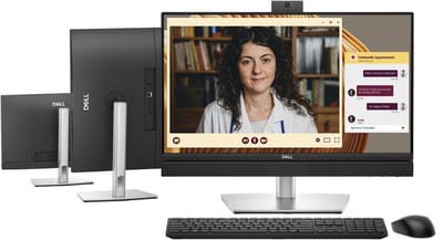 DELL Pro QC24251 - All-in-one PC - 24 inch - Core i5 - 16 GB RAM - 512 GB SSD - Windows 11 Pro - Webcam, Luidsprekers & Microfoon